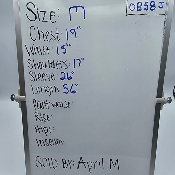 Band Of The Free Womans size M Jewel Teal Floral Faux Wrap Maxi Dress Boho NEW - Picture 8 of 8